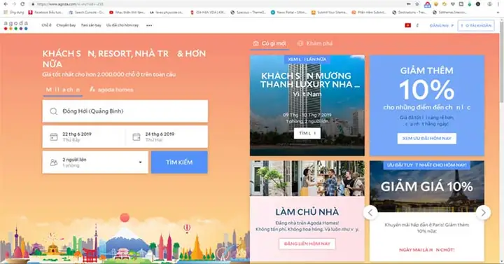 Cách Đặt Phòng Khách Sạn Qua Agoda
