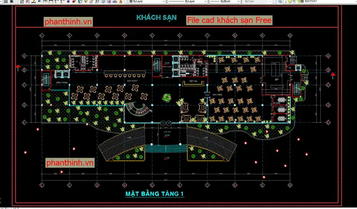 File Cad Khách Sạn File Cad Khách Sạn