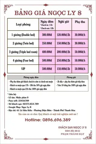 Khách Sạn Bao Nhiêu Tiền 1 Tiếng