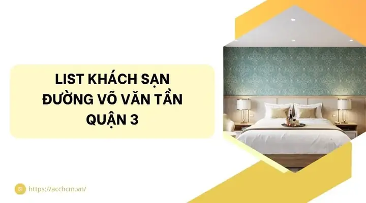 Khách Sạn Đường Võ Văn Tần Quận 3