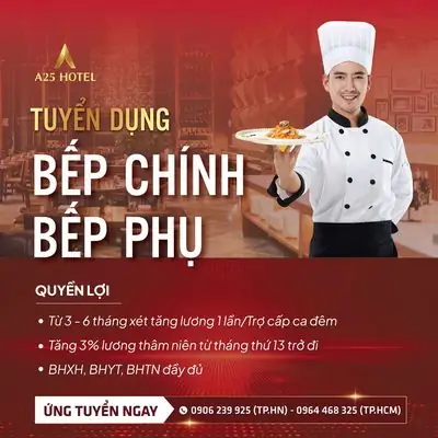 Khách Sạn Tuyển Dụng Bếp Bánh: Cơ Hội Nghề Nghiệp Và Cách Ứng Tuyển Thành Công