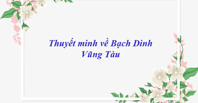 Bài Văn Tả Bạch Dinh Lớp 5 Bài Văn Tả Bạch Dinh Lớp 5
