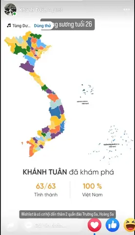 Bạn Đã Đi Được Bao Nhiêu Tỉnh Thành