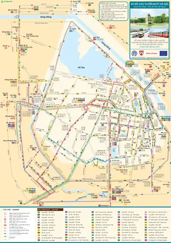 Bản Đồ Các Tuyến Xe Bus Hà Nội Bản Đồ Các Tuyến Xe Bus Hà Nội