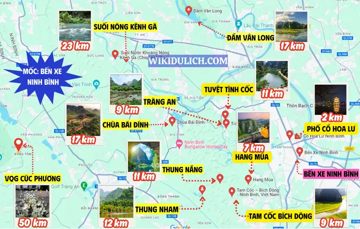 Bản Đồ Du Lịch Ninh Bình Bản Đồ Du Lịch Ninh Bình
