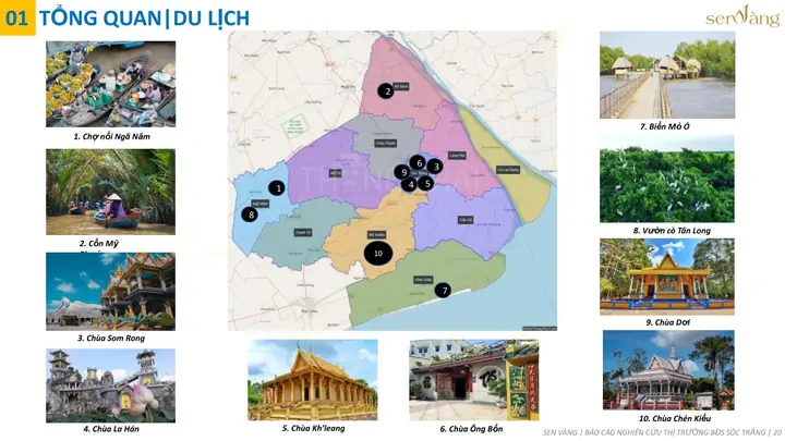 Bản Đồ Du Lịch Sóc Trăng Bản Đồ Du Lịch Sóc Trăng