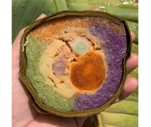 Bánh Tét 3 Màu Trà Vinh
