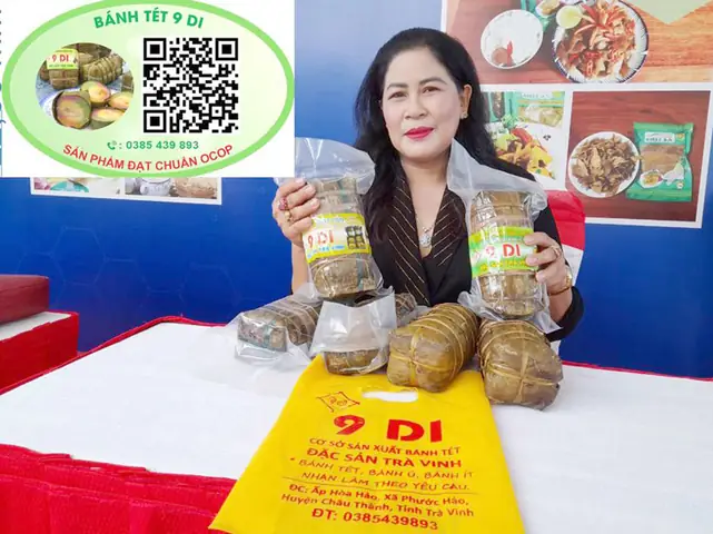 Bánh Tét Trà Cuôn 9 Di Bánh Tét Trà Cuôn 9 Di