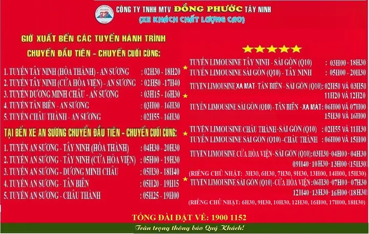 Bến Xe Đồng Phước Hòa Thành Bến Xe Đồng Phước Hòa Thành