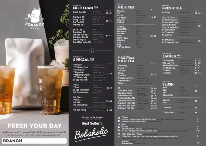Bobapop Tea Aeon Celadon Tân Phú