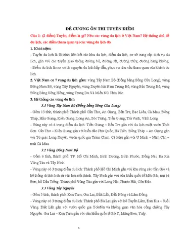 Các Tuyến Điểm Du Lịch Ở Đông Nam Bộ