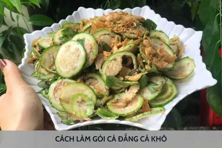 Cách Làm Gỏi Cà Đắng Cá Khô