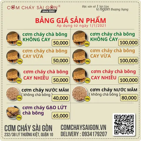Cơm Cháy Số 1 Sài Gòn