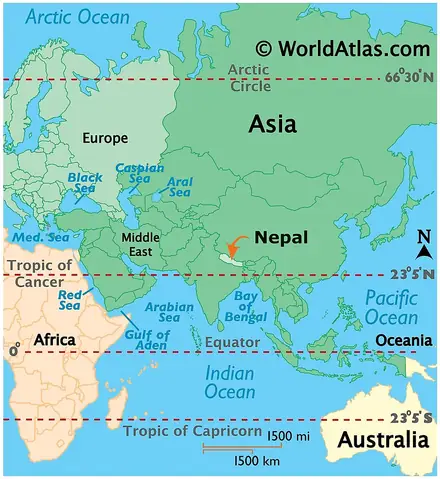 Đất Nước Nepal Thuộc Châu Nào