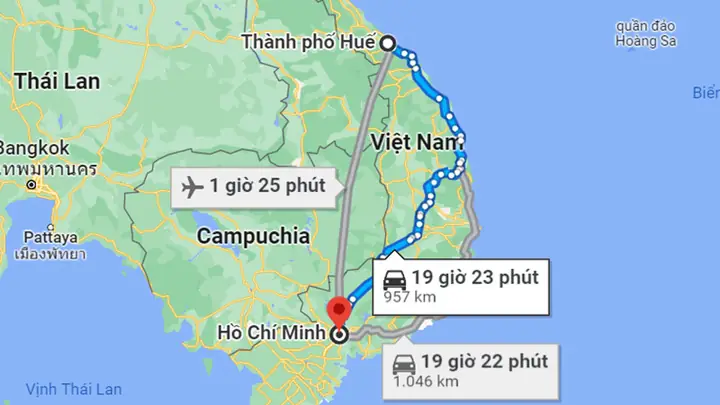 Đi Xe Từ Huế Vào Sài Gòn Mất Bao Lâu