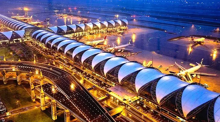 Diện Tích Sân Bay Thái Lan