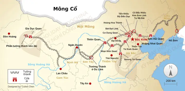 Diện Tích Vạn Lý Trường Thành Diện Tích Vạn Lý Trường Thành