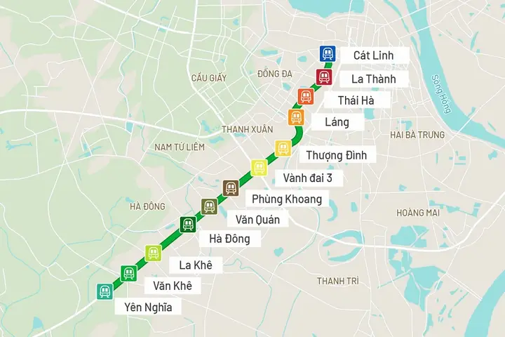 Ga Tàu Điện Cát Linh Hà Đông Ga Tàu Điện Cát Linh Hà Đông