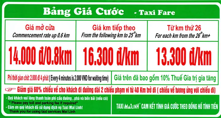 Giá Cước Taxi 123 7 Chỗ Giá Cước Taxi 123 7 Chỗ