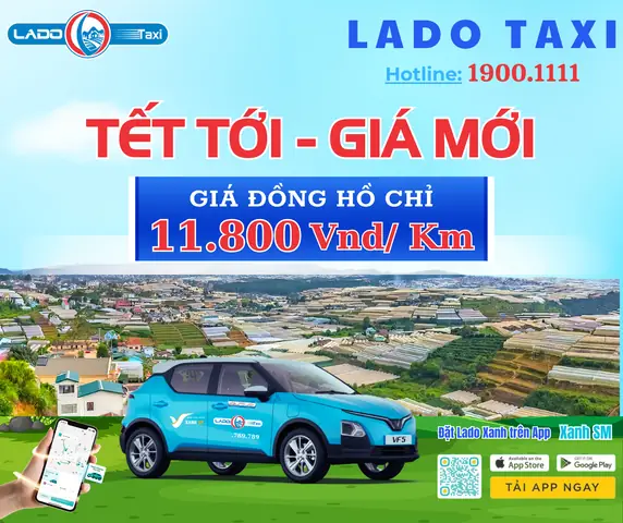 Giá Cước Taxi Lado Đà Lạt Giá Cước Taxi Lado Đà Lạt