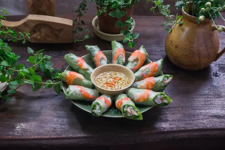 Gỏi Cuốn Tôm Thịt Ở Hà Nội