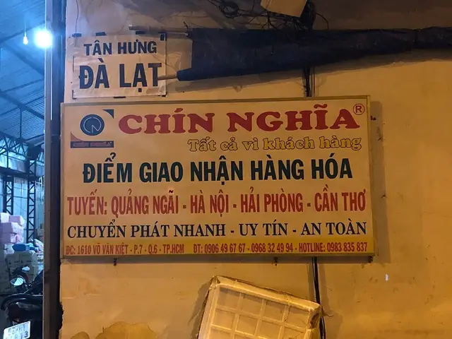 Gửi Hàng Xe Chín Nghĩa Tphcm