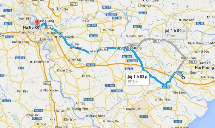 Hà Nội Hải Phòng Bao Nhiêu Km Hà Nội Hải Phòng Bao Nhiêu Km
