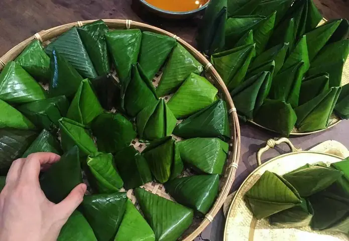 Hình Ảnh Bánh Ít Lá Gai Hình Ảnh Bánh Ít Lá Gai