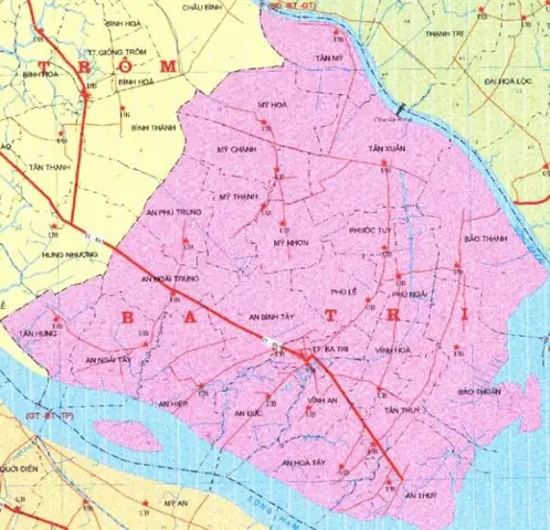 Huyện Ba Tri Tỉnh Bến Tre