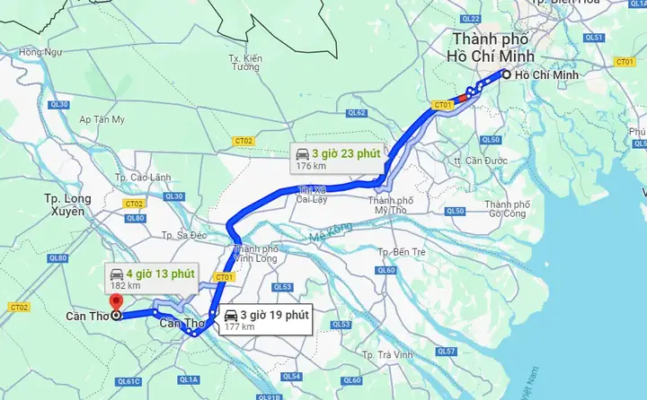 Khoảng Cách Từ Cần Thơ Đến Tp Hồ Chí Minh Khoảng Cách Từ Cần Thơ Đến Tp Hồ Chí Minh