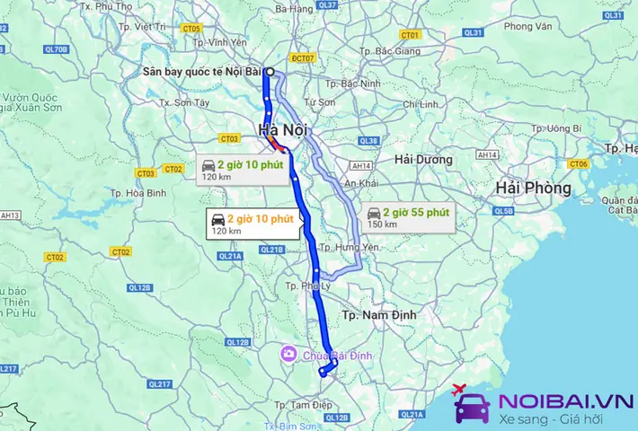 Khoảng Cách Từ Sân Bay Nội Bài Đến Ninh Bình Khoảng Cách Từ Sân Bay Nội Bài Đến Ninh Bình
