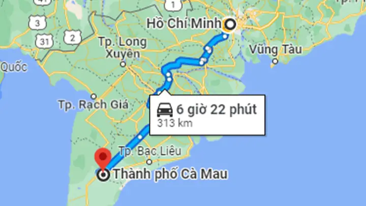 Khoảng Cách Từ Tphcm Đến Cà Mau Khoảng Cách Từ Tphcm Đến Cà Mau