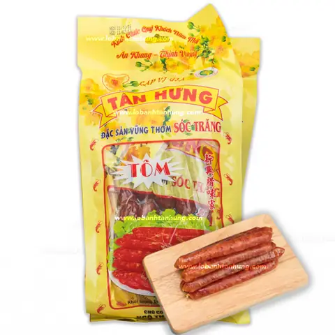 Lạp Xưởng Tôm Tân Hưng Sóc Trăng