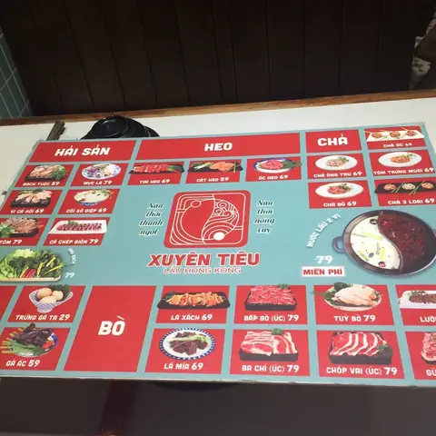 Menu Lẩu Xuyên Tiêu Đà Lạt Menu Lẩu Xuyên Tiêu Đà Lạt
