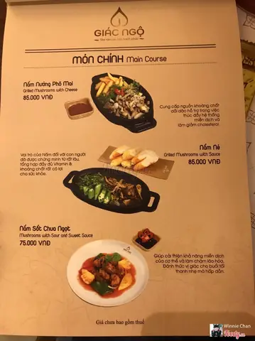 Menu Nhà Hàng Chay Giác Ngộ Menu Nhà Hàng Chay Giác Ngộ