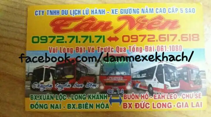 Nhà Xe Tân Niên Biên Hòa Nhà Xe Tân Niên Biên Hòa