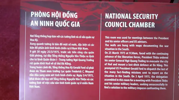 Phòng Hội Đồng An Ninh Quốc Gia Dinh Độc Lập Phòng Hội Đồng An Ninh Quốc Gia Dinh Độc Lập