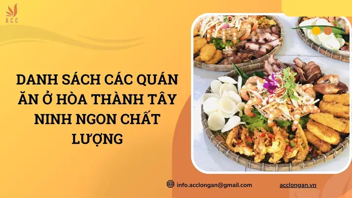 Quán Ăn Ở Hòa Thành Tây Ninh Quán Ăn Ở Hòa Thành Tây Ninh