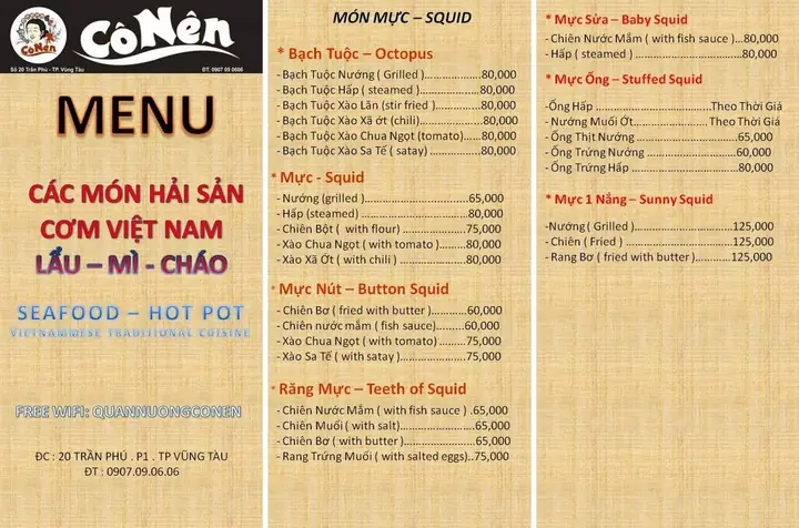 Quán Nướng Cô Nên Vũng Tàu