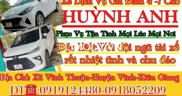 Số Taxi Vĩnh Thuận Kiên Giang Số Taxi Vĩnh Thuận Kiên Giang