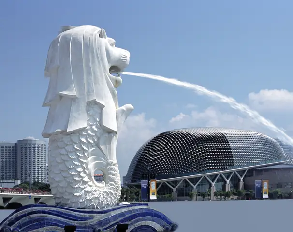 Sư Tử Phun Nước Ở Singapore Sư Tử Phun Nước Ở Singapore