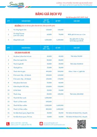 Suối Mơ Đồng Nai Giá Vé 2023 Suối Mơ Đồng Nai Giá Vé 2023