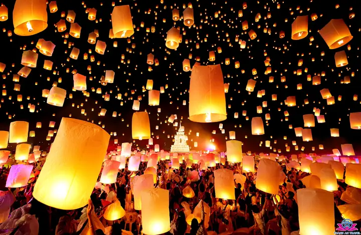 Thả Đèn Trời Ở Thái Lan Thả Đèn Trời Ở Thái Lan