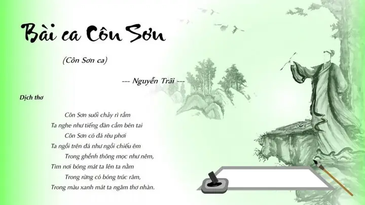 Thơ Về Côn Sơn Kiếp Bạc