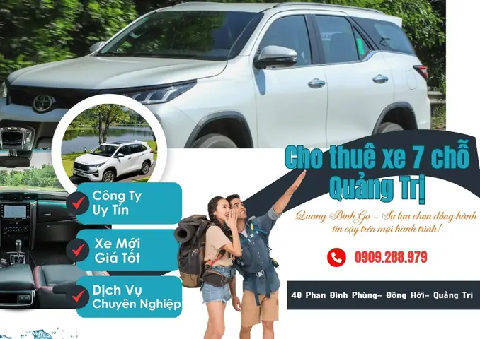 Thuê Xe 7 Chỗ Đồng Hới