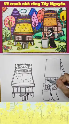 Vẽ Tranh Phong Cảnh Tây Nguyên Vẽ Tranh Phong Cảnh Tây Nguyên