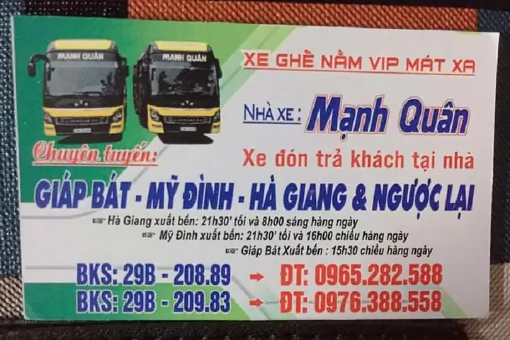 Xe Đêm Hà Nội Hà Giang