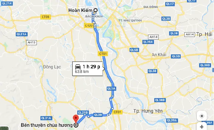 Xe Đi Chùa Hương Từ Hà Nội