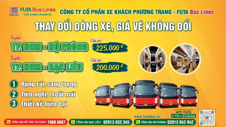Xe Phương Trang Bạc Liêu Đi Cần Thơ Xe Phương Trang Bạc Liêu Đi Cần Thơ