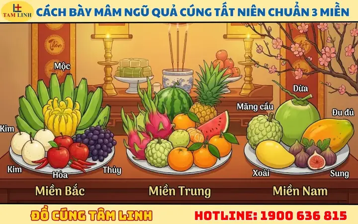 Bày Mâm Ngũ Quả Trước Hay Sau Cúng Tất Niên Bày Mâm Ngũ Quả Trước Hay Sau Cúng Tất Niên